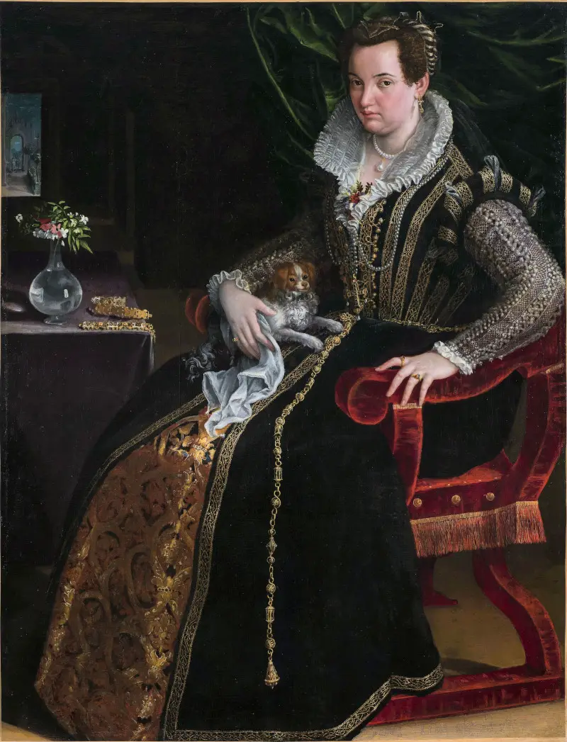 Portrait of Costanza Alidosi Lavinia Fontana